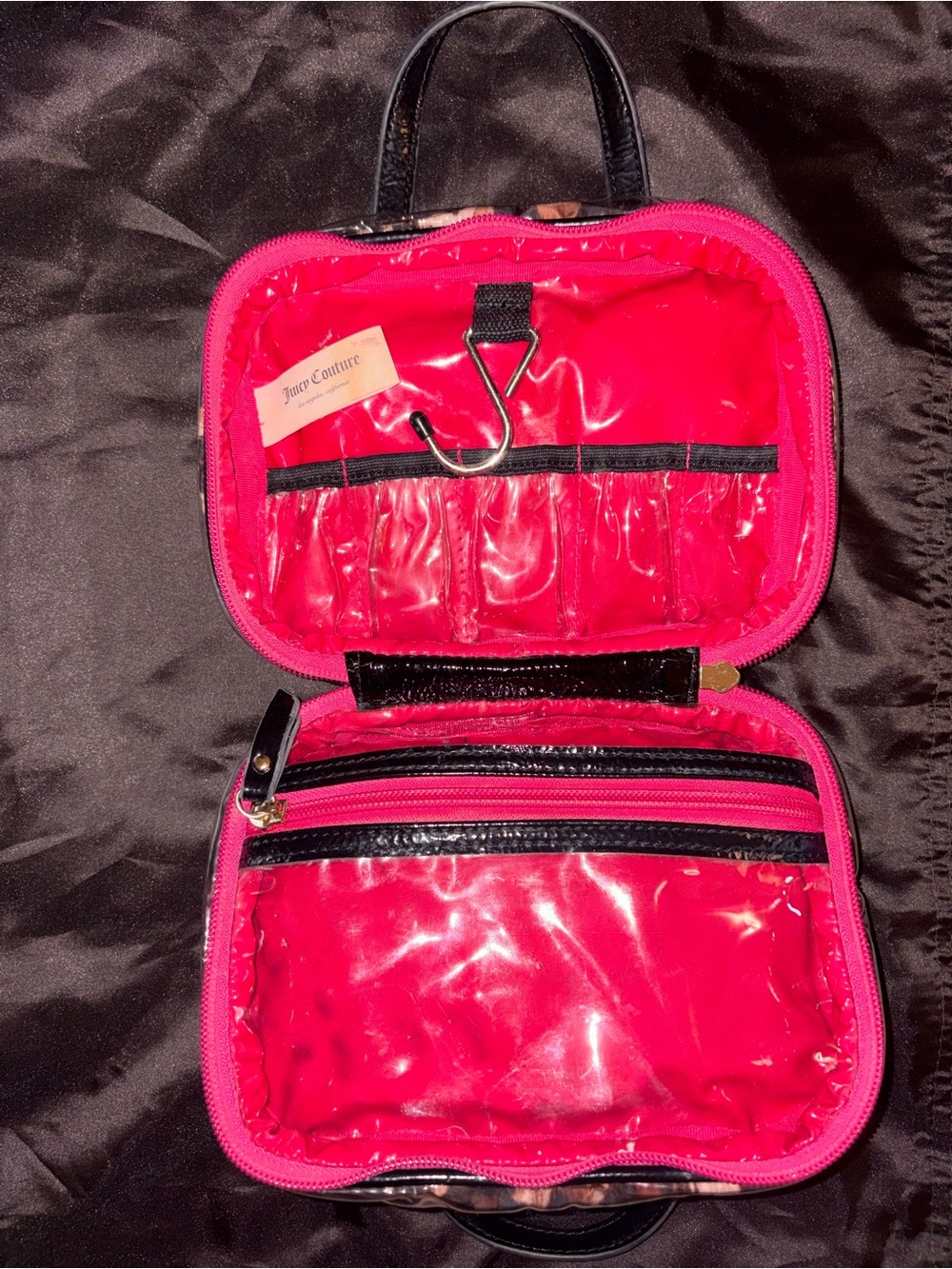 Vintage Juicy Couture Leopard Print Cosmetic Case - Picture 4 of 5